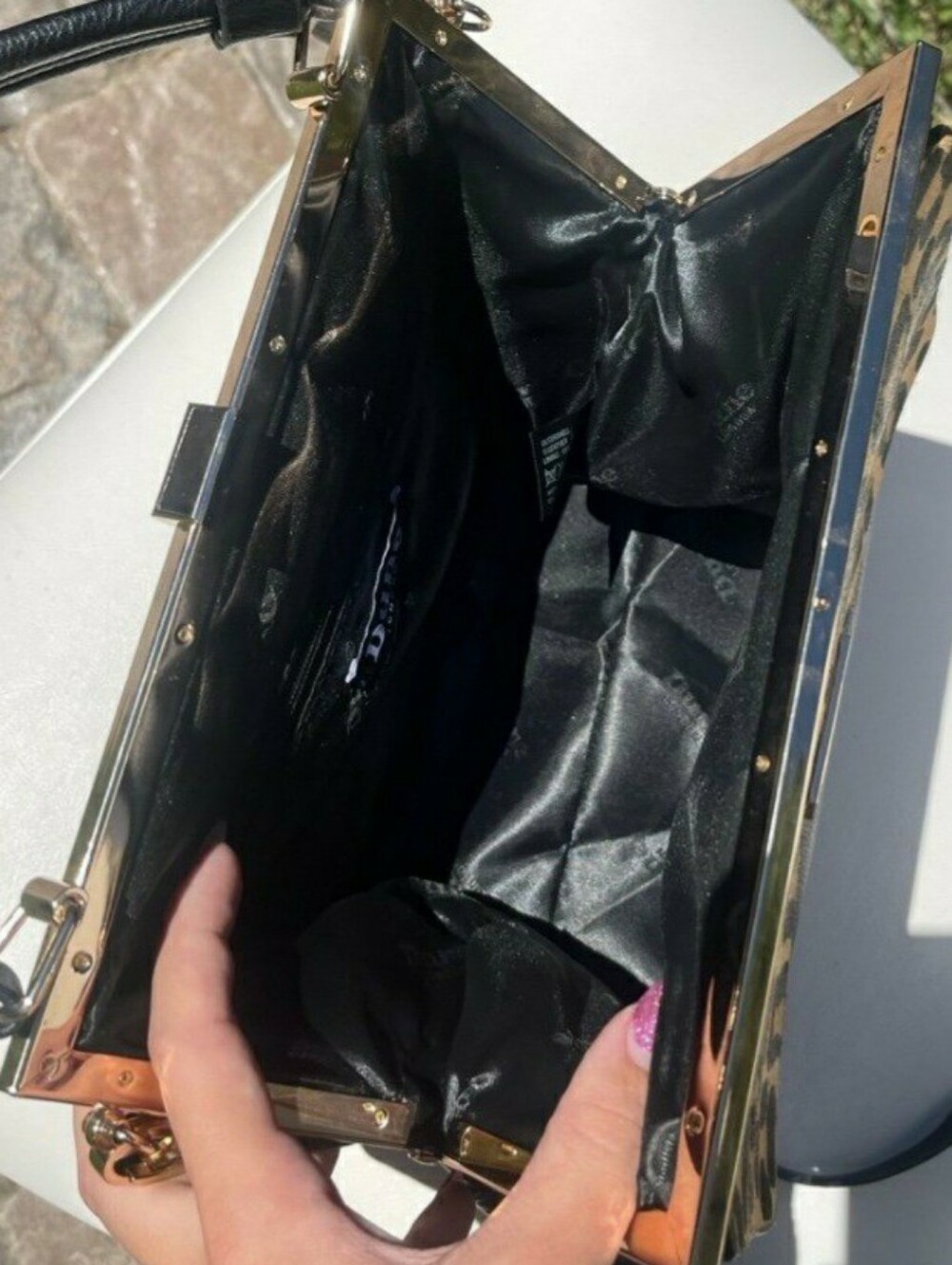 Dunne London Leopard Purse - Picture 5 of 9
